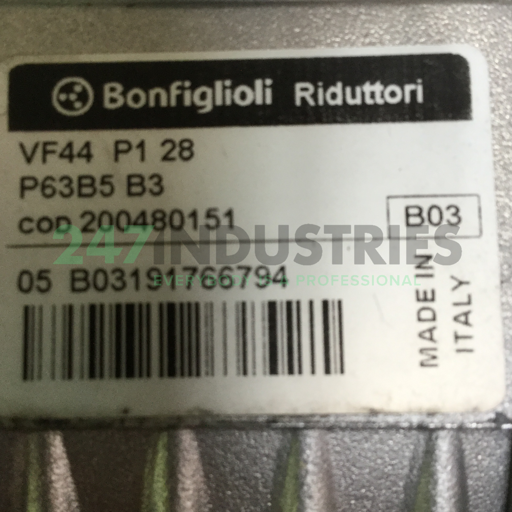 VF44P128P63B5B3 Bonfiglioli Image 4