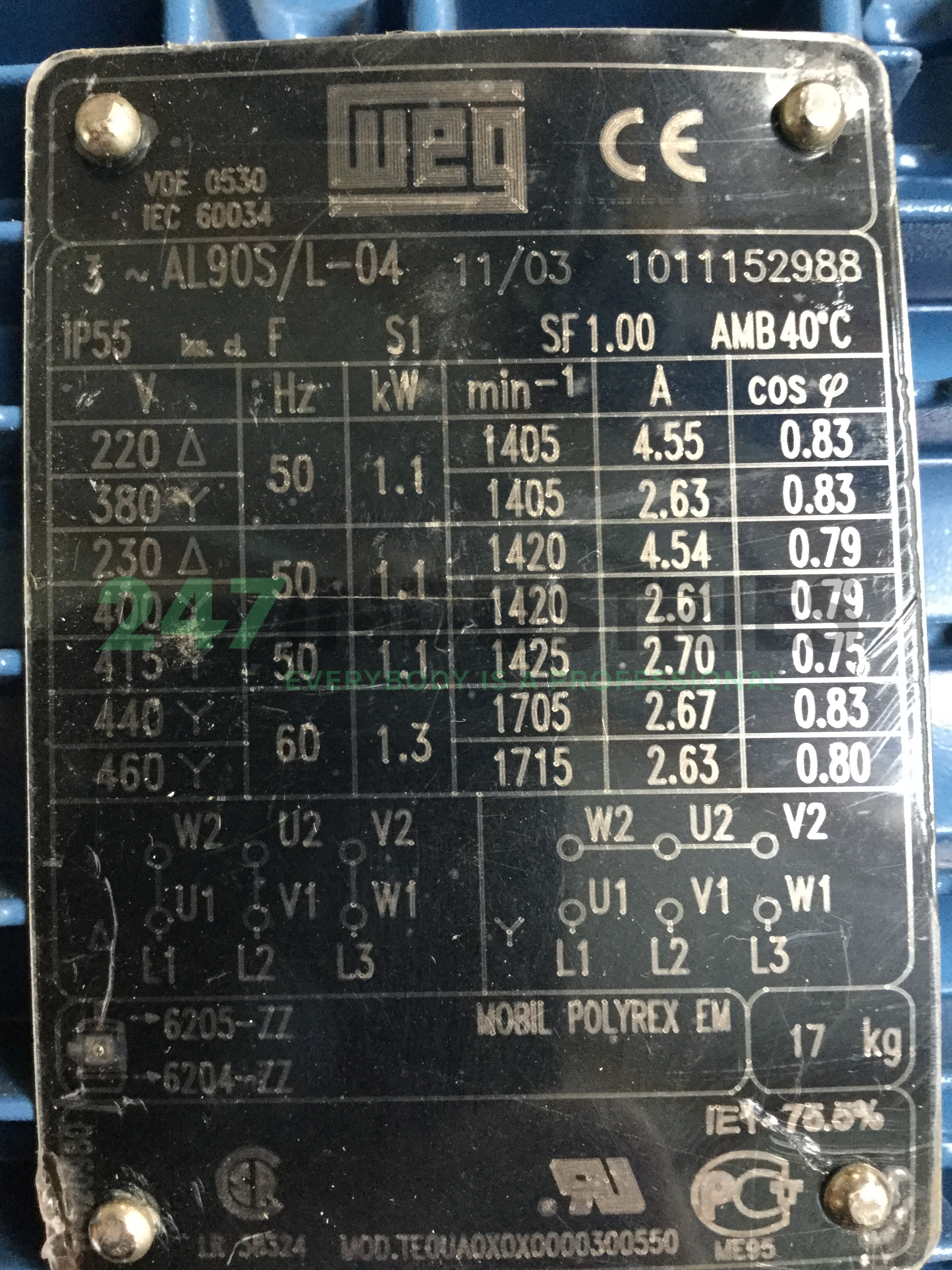 1.1K31AL0904B5 WEG Image 4