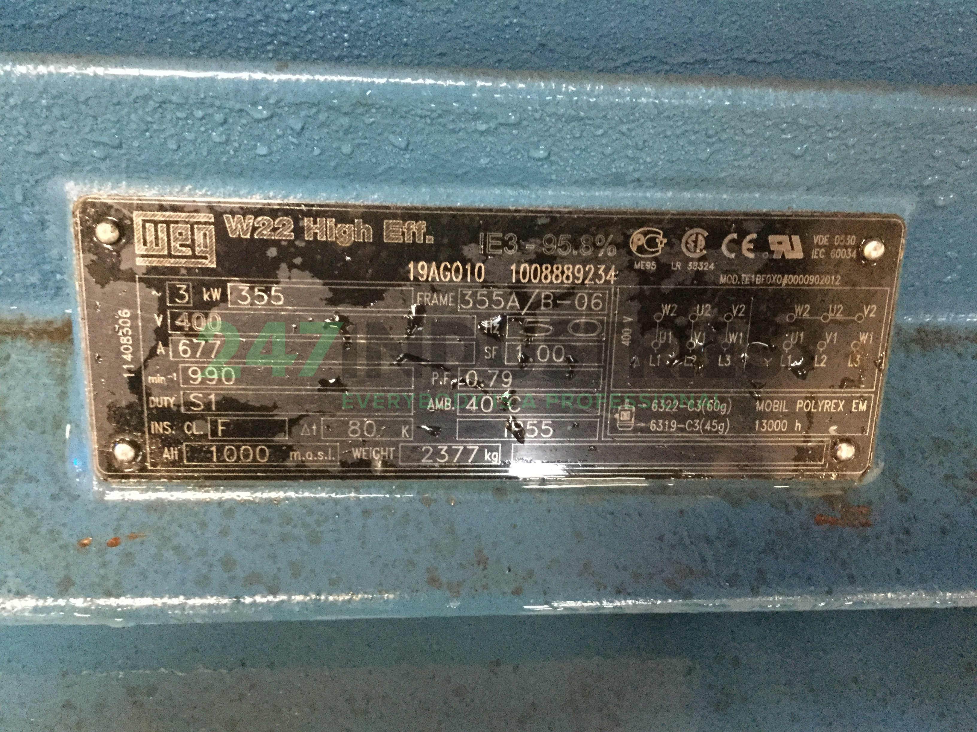 355K32CI3355A/B6B3 WEG Image 4