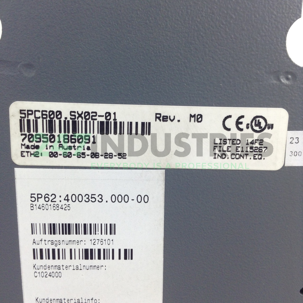 5PC600.SX02-01 B&R Automation Image 5