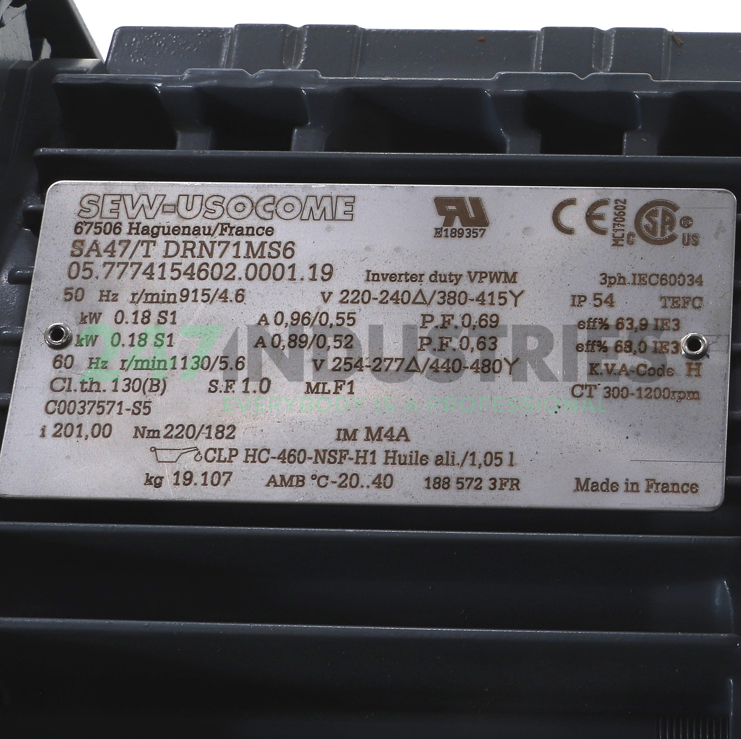 SA47T/DRN71MS6 SEW-EURODRIVE Image 2