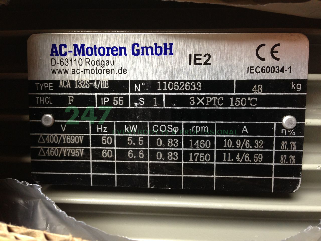 FCPA132S-4/HEB34 AC-Motoren GmbH Image 2