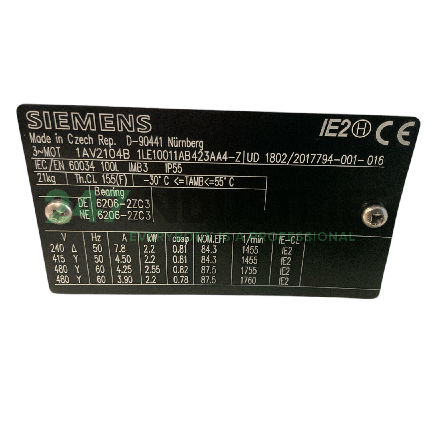 1LE1001-1AB42-3AA4-Z Siemens Image 4