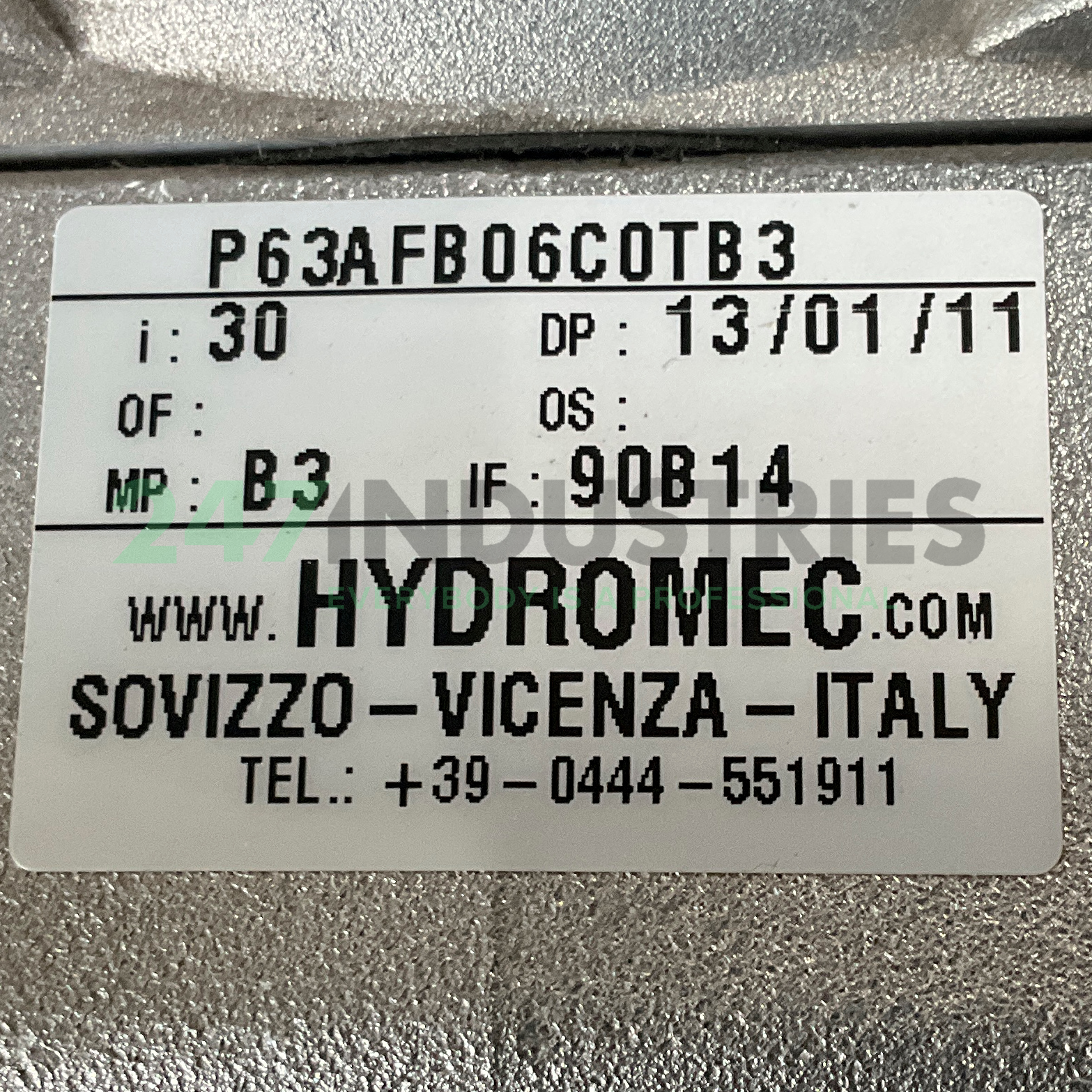 P63AFB06C0-TB3 Hydro-Mec Image 4