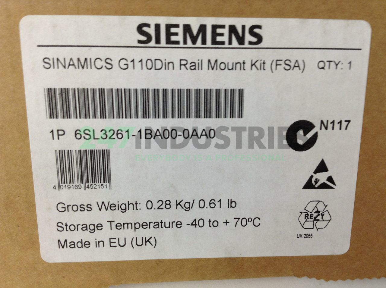 6SL3261-1BA00-0AA0 Siemens Image 2