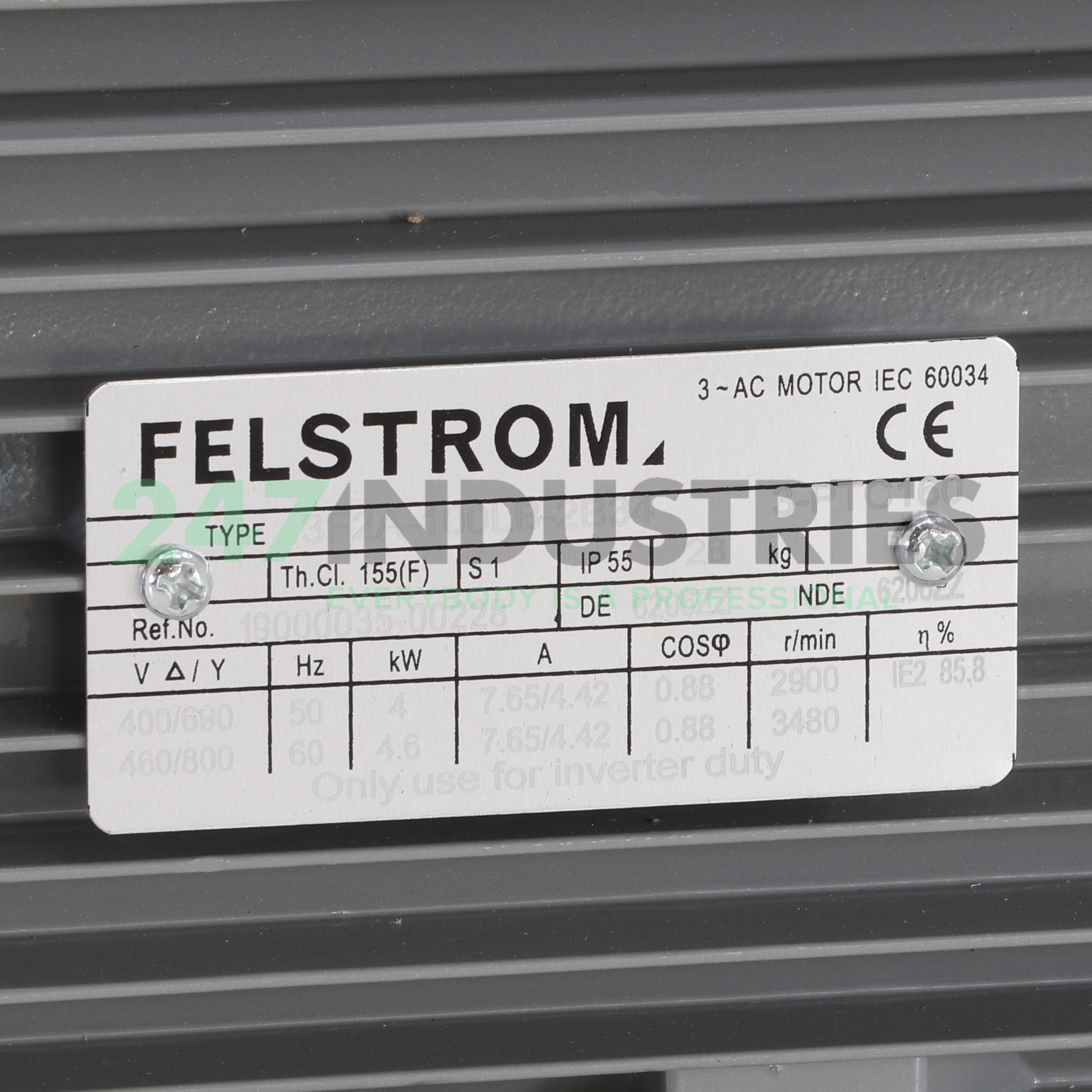 3F2A-100LB-2B34 Felstrom Image 2