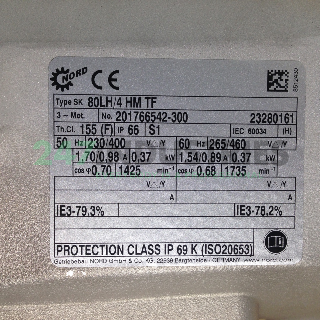 SK1SMI75AZD-80LH/4-60 Nord Drive Systems Image 3