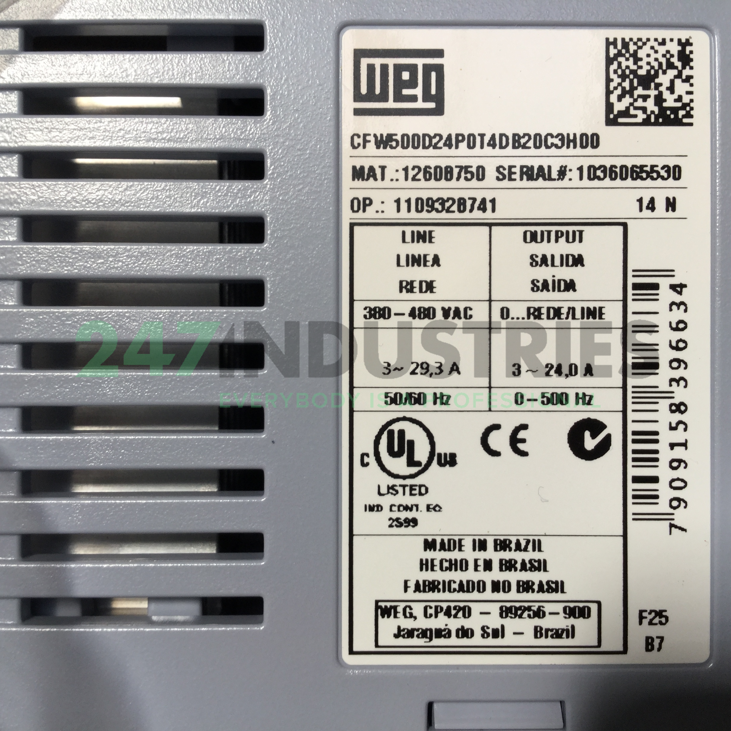 CFW500D24P0T4DB20C3H00 WEG Image 4