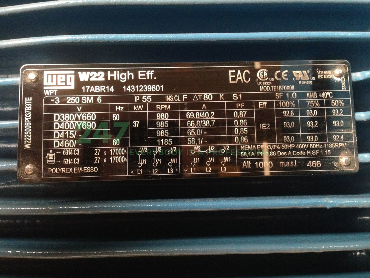 37K32CI2250S/M6B3 WEG Image 2