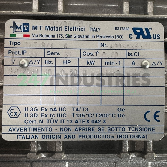TN71B/4-B14 MT Motori Elettrici Image 4