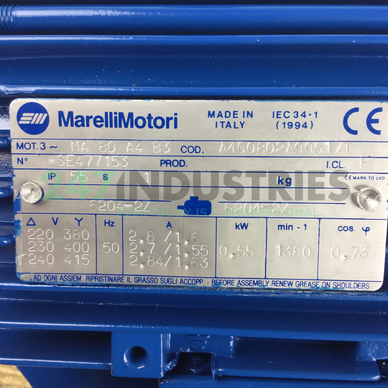 A4C0802A99517T Marelli Motori Image 2