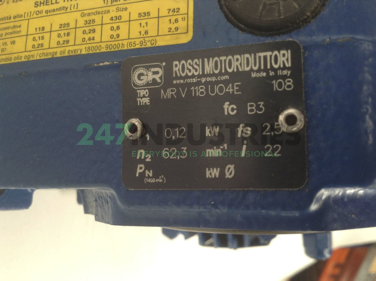 MRV118UO4E-F063A4B14/ Rossi Image 2