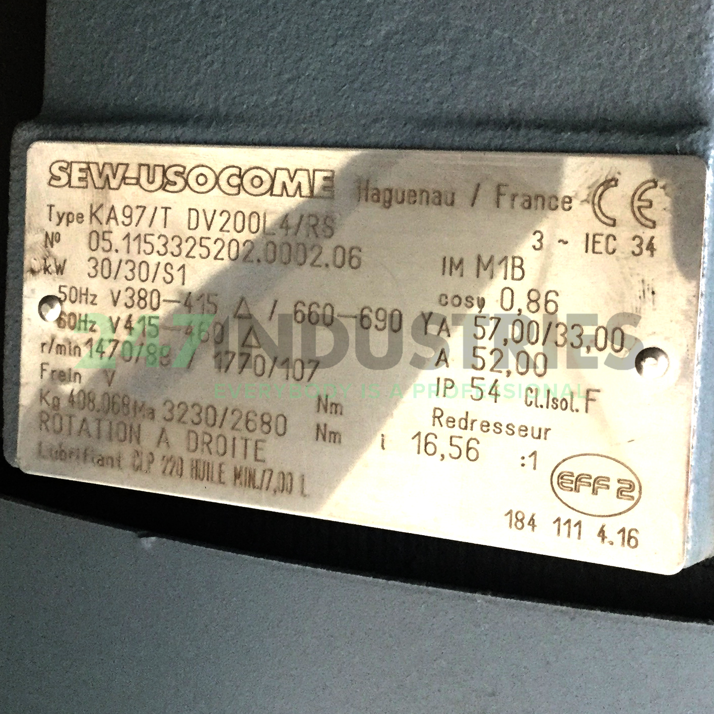 KA97T/DV200L4/RS SEW-EURODRIVE Image 4