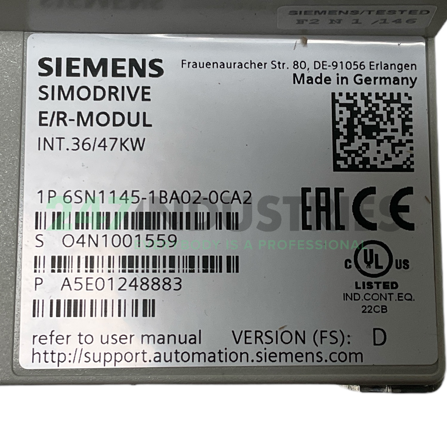6SN1145-1BA02-0CA2 Siemens Image 4