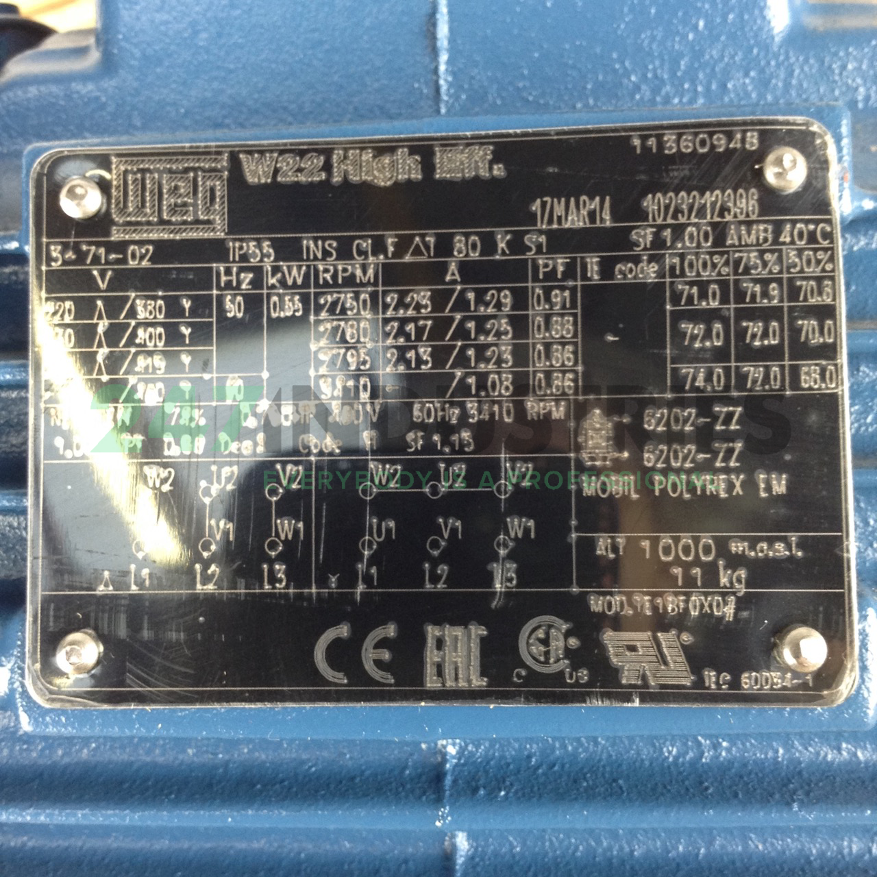 0.55K31AL2712B3 WEG Image 2