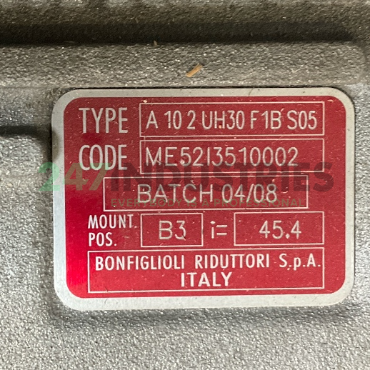 A102UHF1B45.4S05-M05C4FD Bonfiglioli Image 4