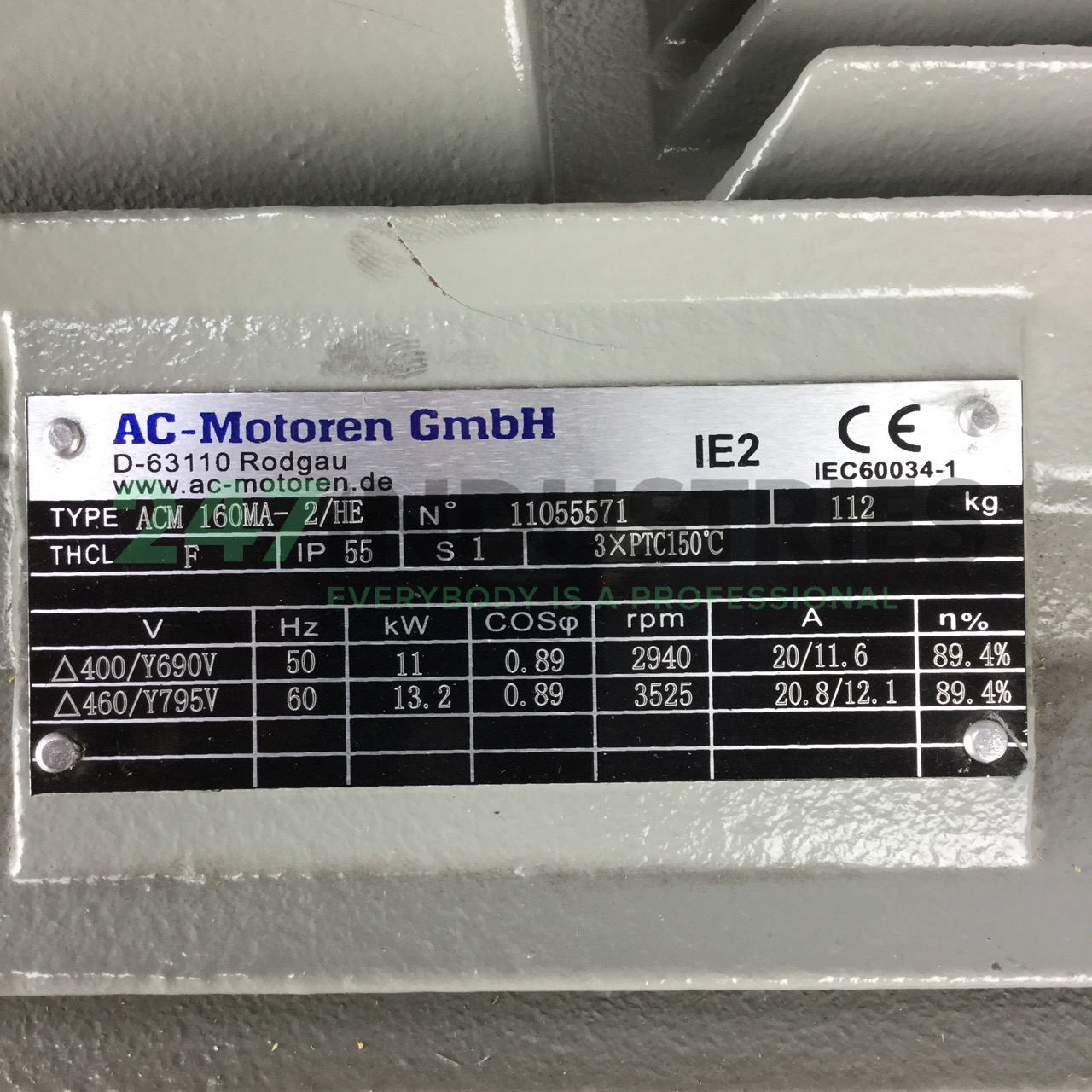 ACM160MA-2/HEB3 AC-Motoren GmbH Image 2
