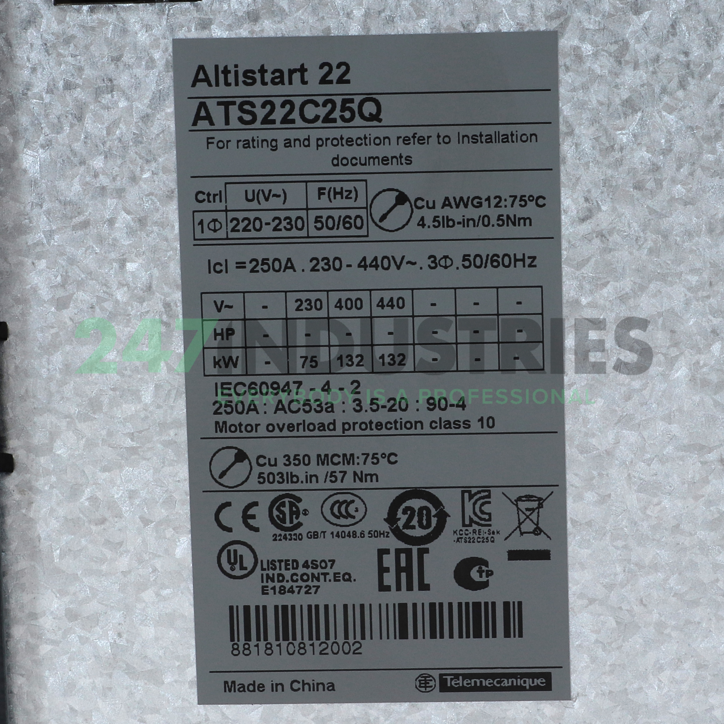 ATS22C25Q Schneider Electric Image 3