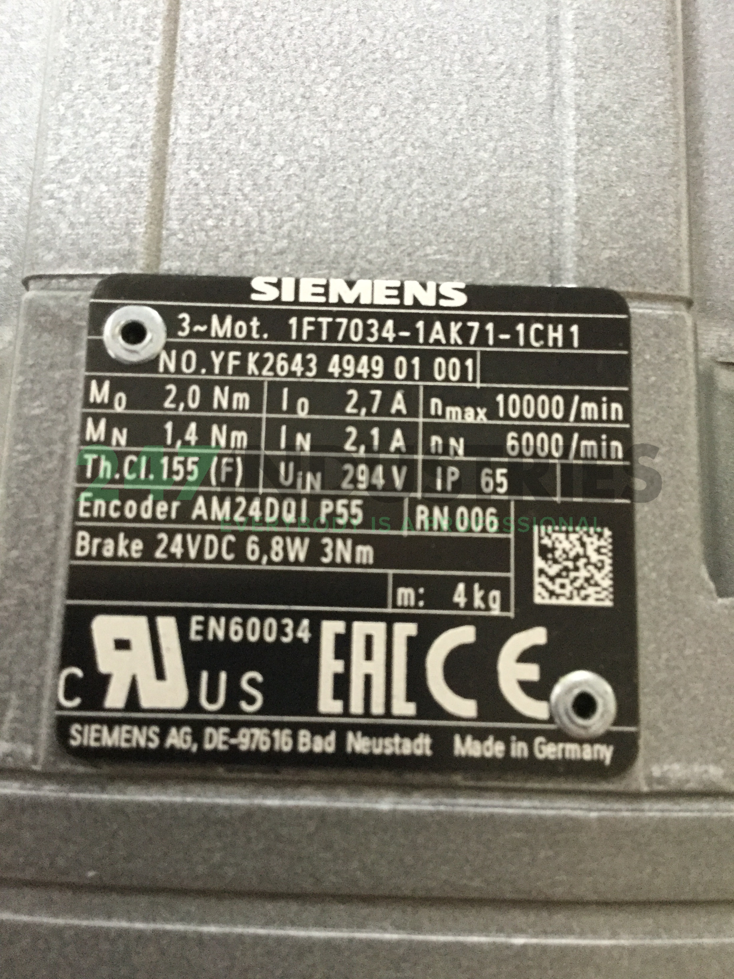 1FT7034-1AK71-1CH1 Siemens Image 4