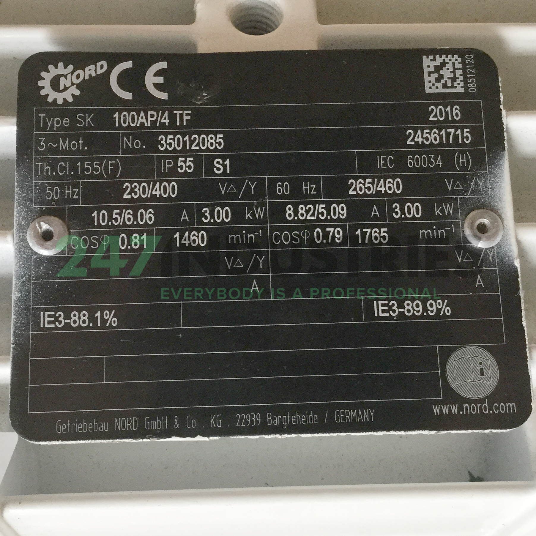 SK255F-100AP/4TF Nord Drive Systems Image 5