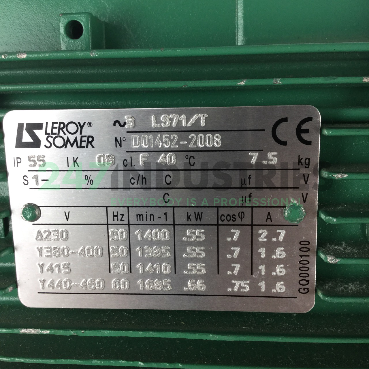 LS71T-B14 Leroy Somer Image 2