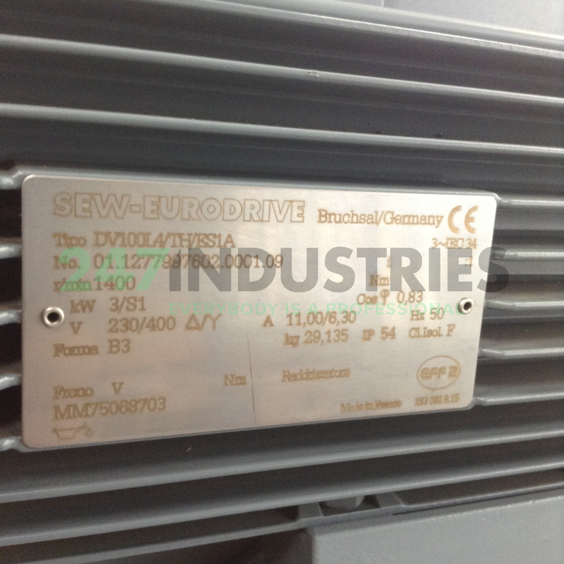 DV100L4/TH/ES1A SEW-EURODRIVE Image 2