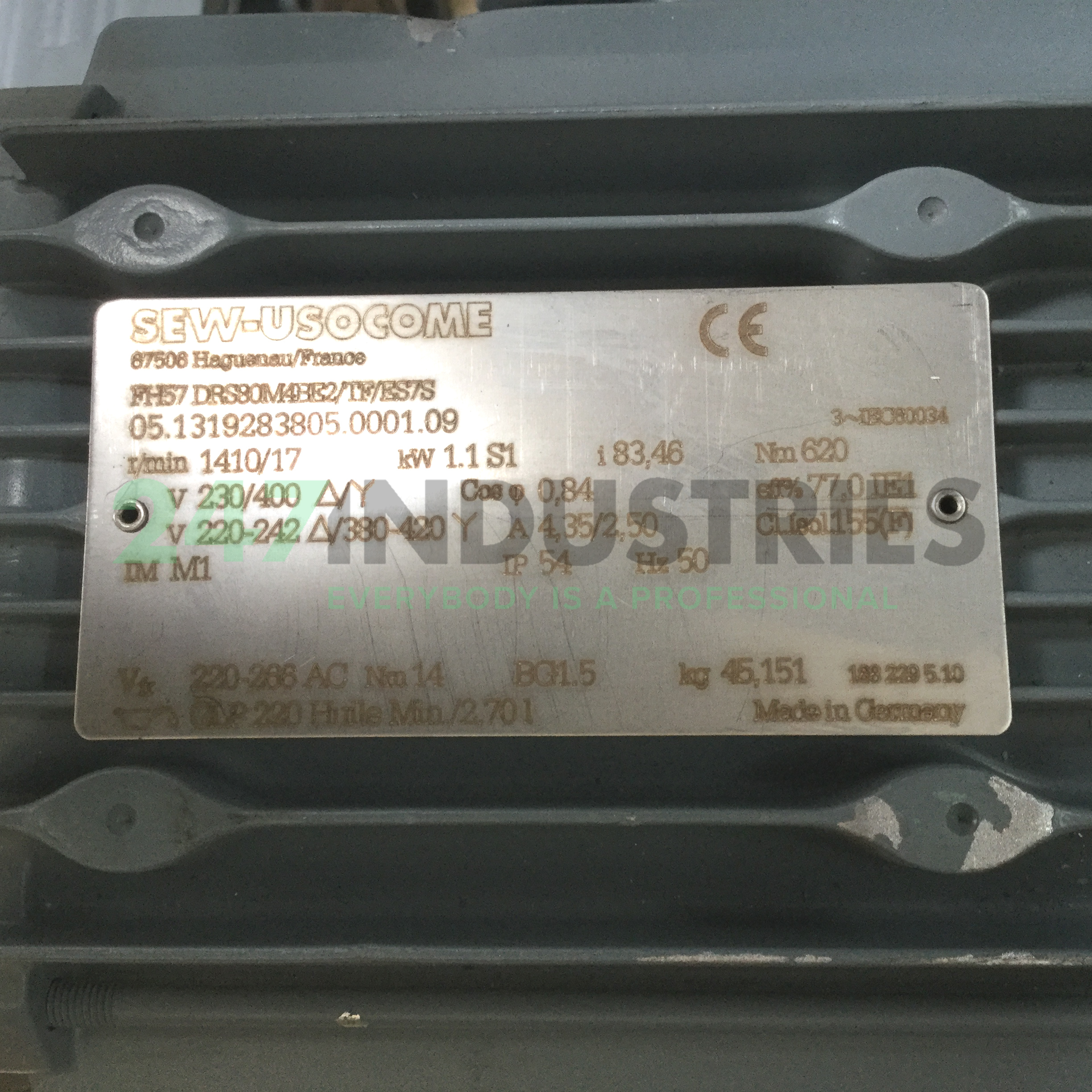 FH57/DRS80M4BE2TFES7S SEW-EURODRIVE Image 4