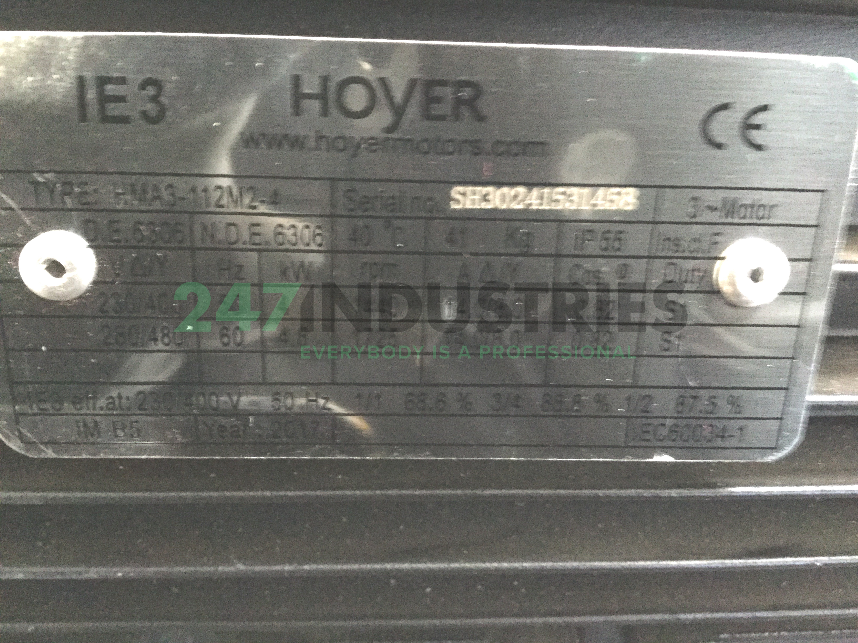 HMA3-112M2-4-B5-FAN Hoyer Image 4