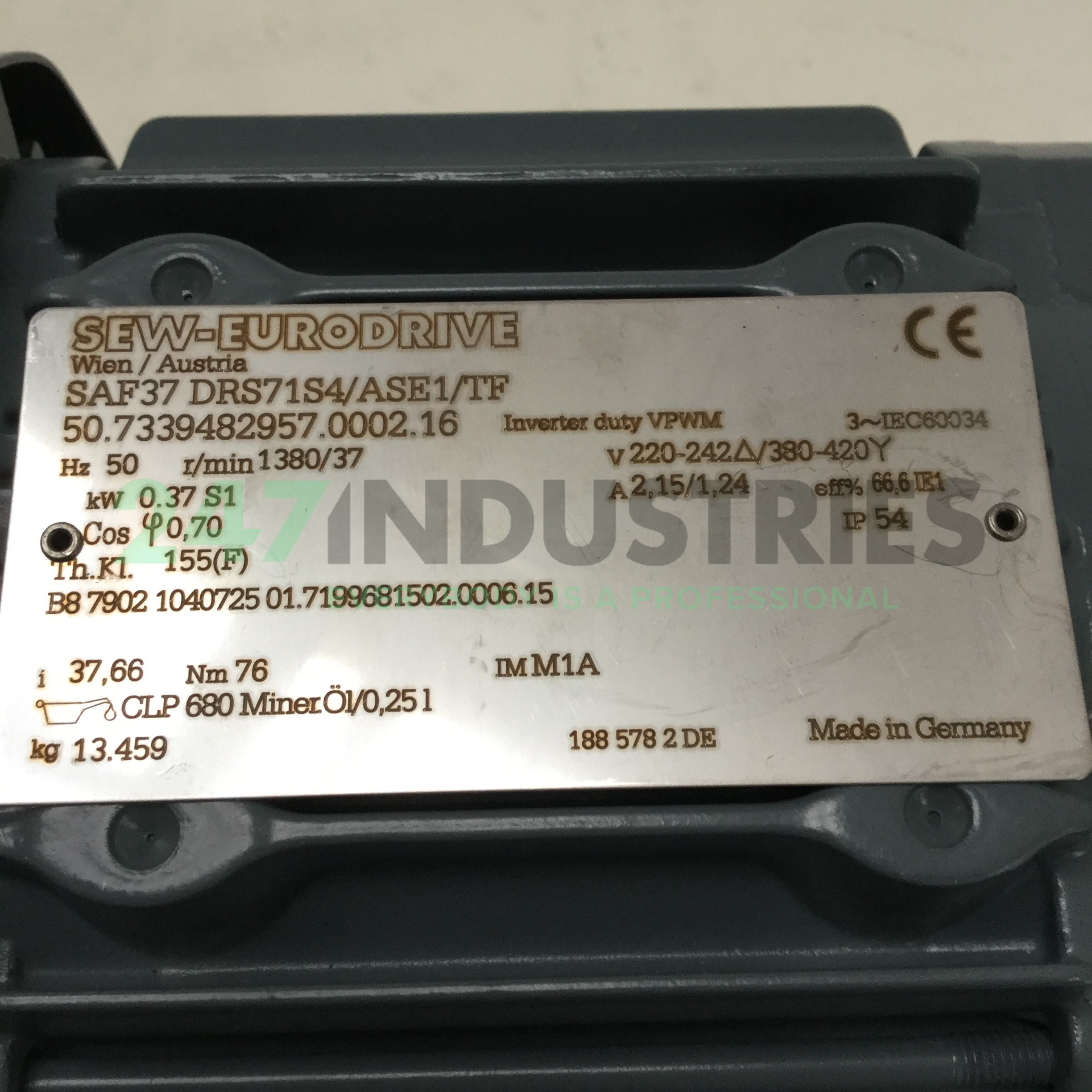 SAF37DRS71S4/ASE1/TF-I38 SEW-EURODRIVE Image 4