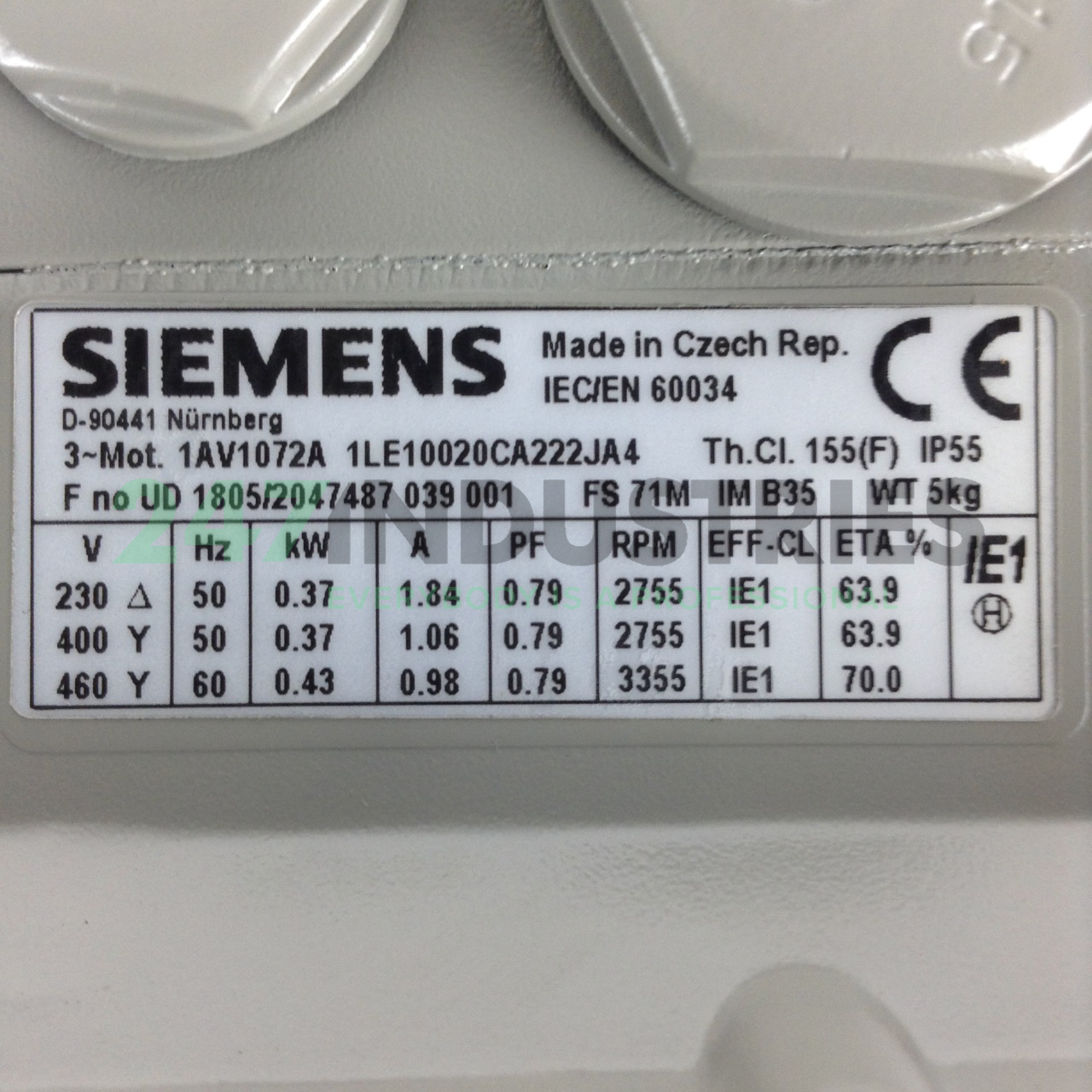 1LE1002-0CA22-2JA4 Siemens Image 2