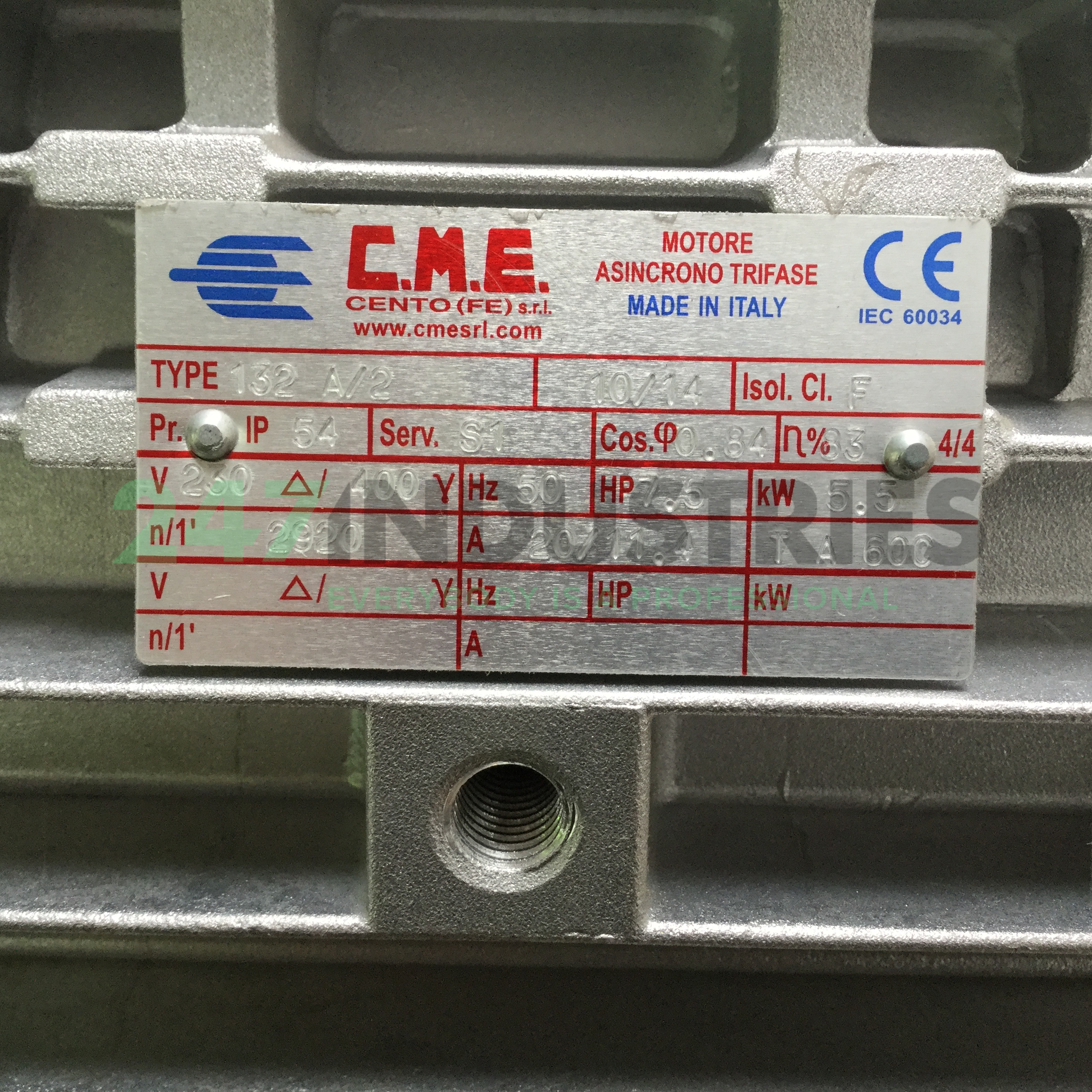 132A/2-B14 Costruzioni Motori Elettrici Image 4