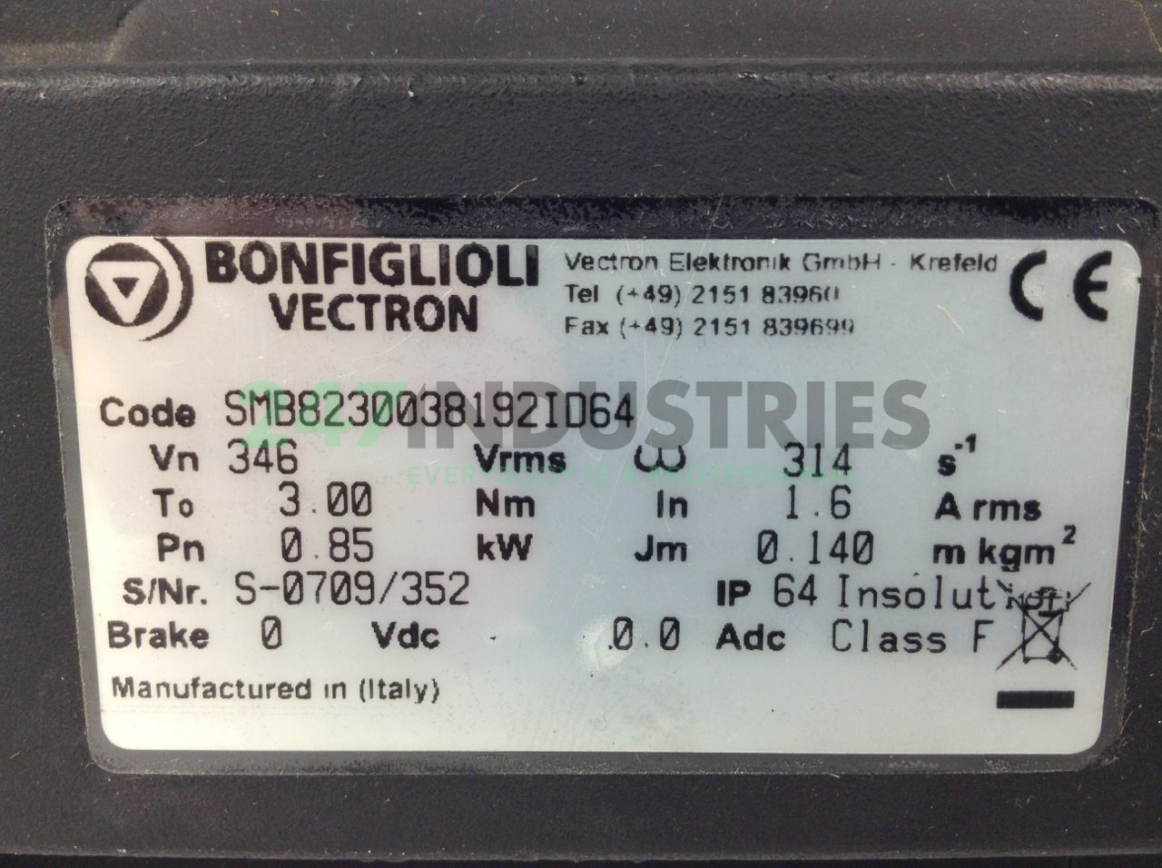 SMB8230035192ID64 Bonfiglioli Image 3