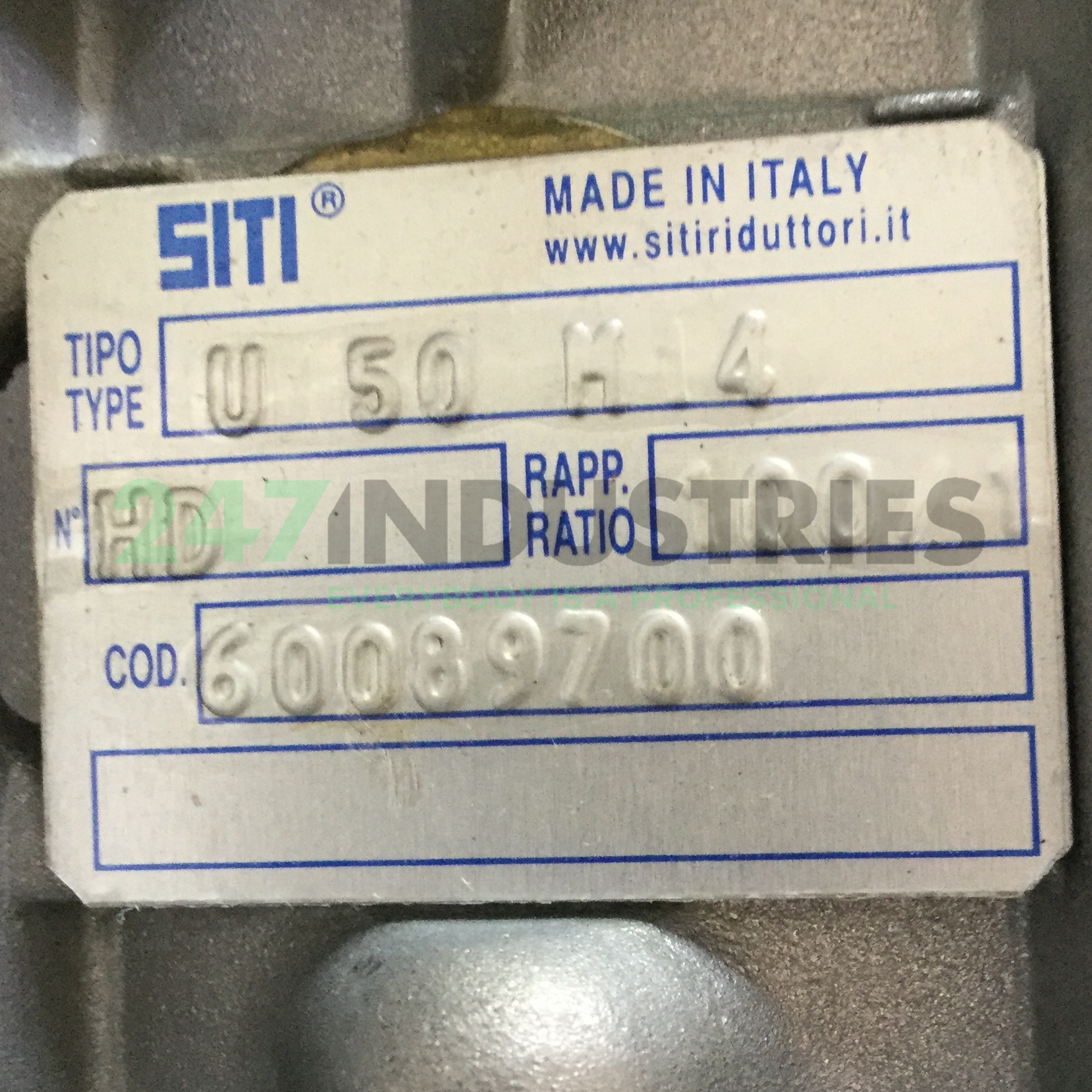 U50M14-I100 Siti Riduttori Image 4