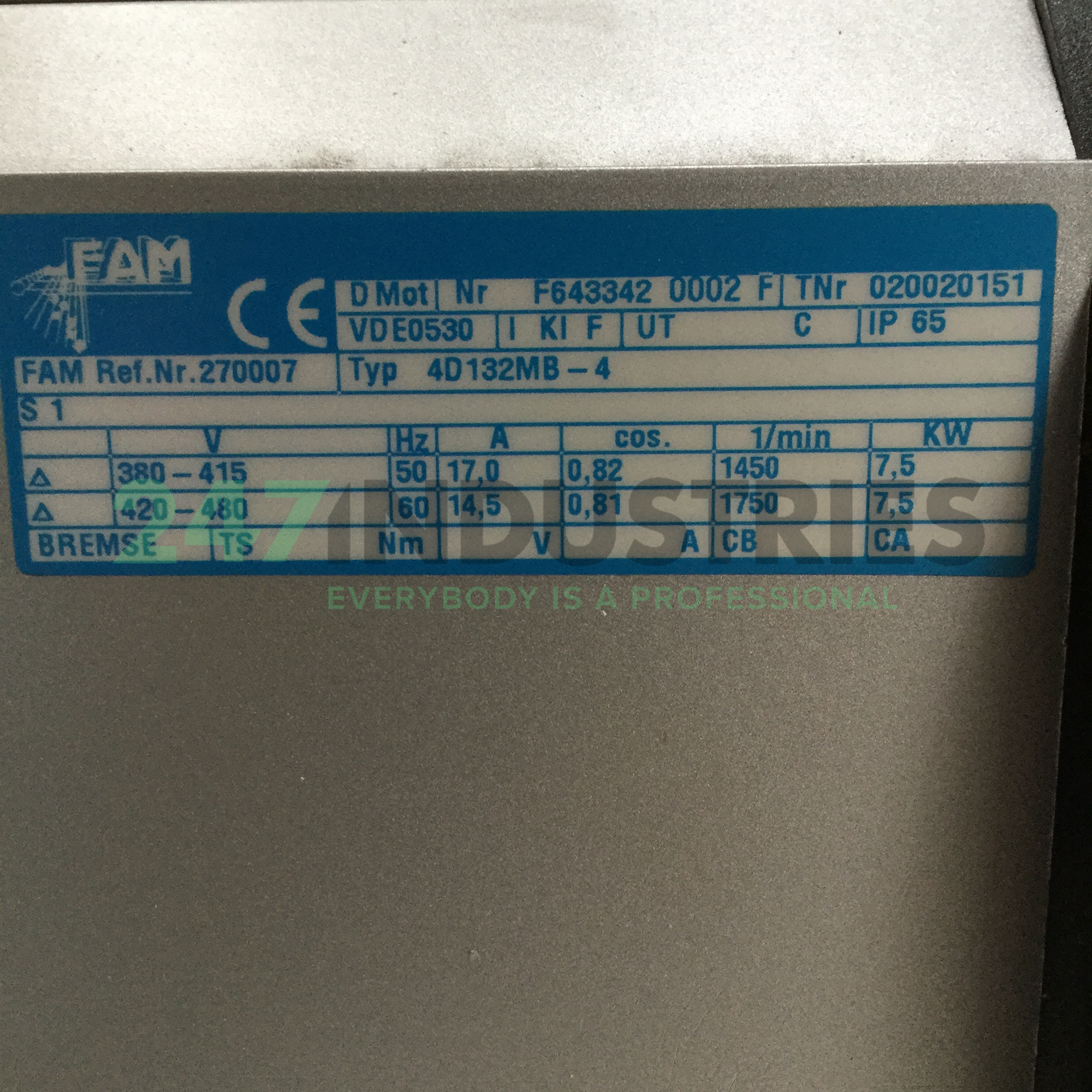 4D132MB-4 FAM Motoren