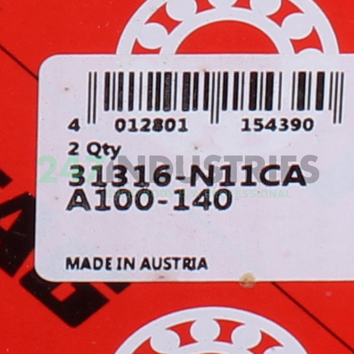 31316-N11CA-A100-140 FAG Image 4