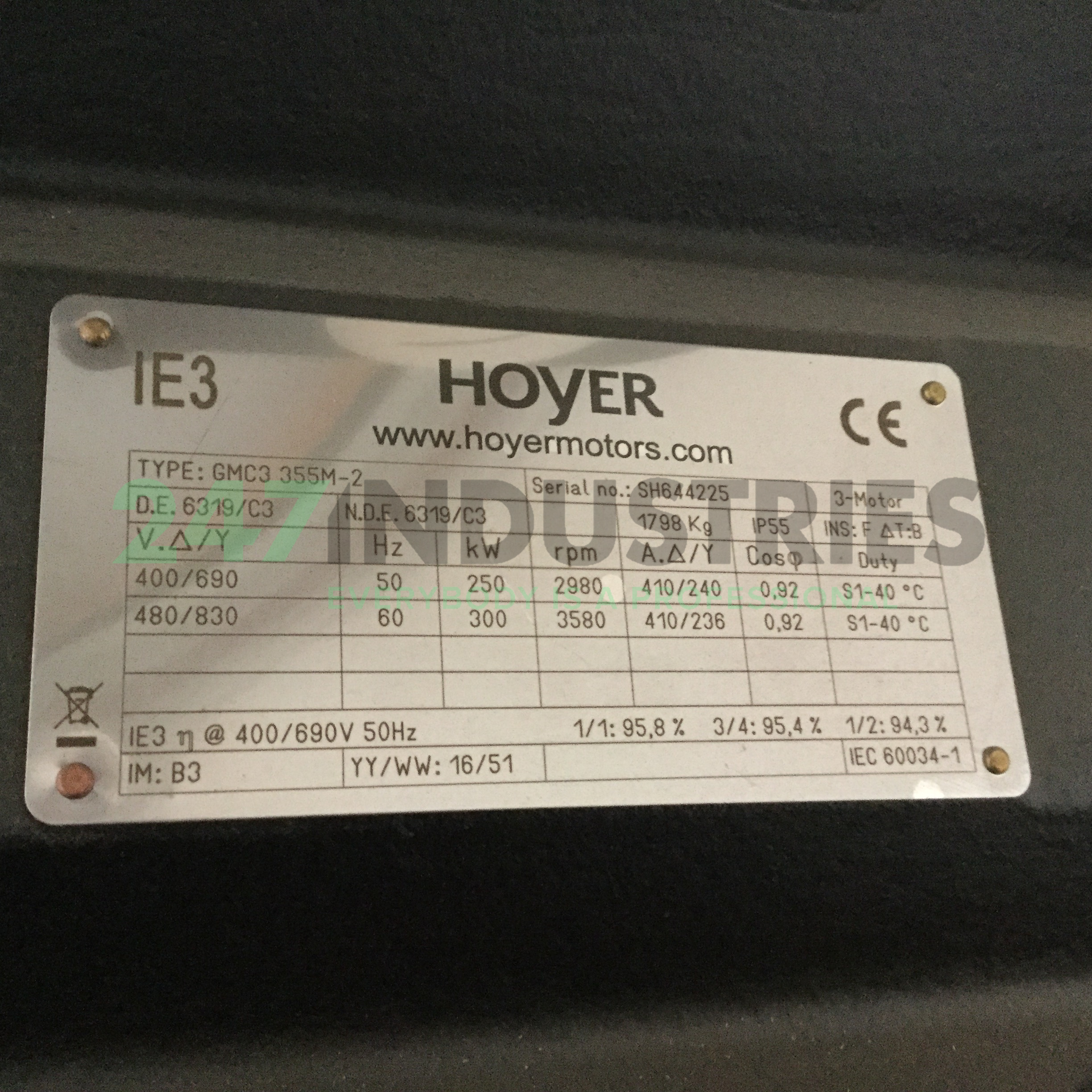 GMC3-355M-2-B3 Hoyer Image 4