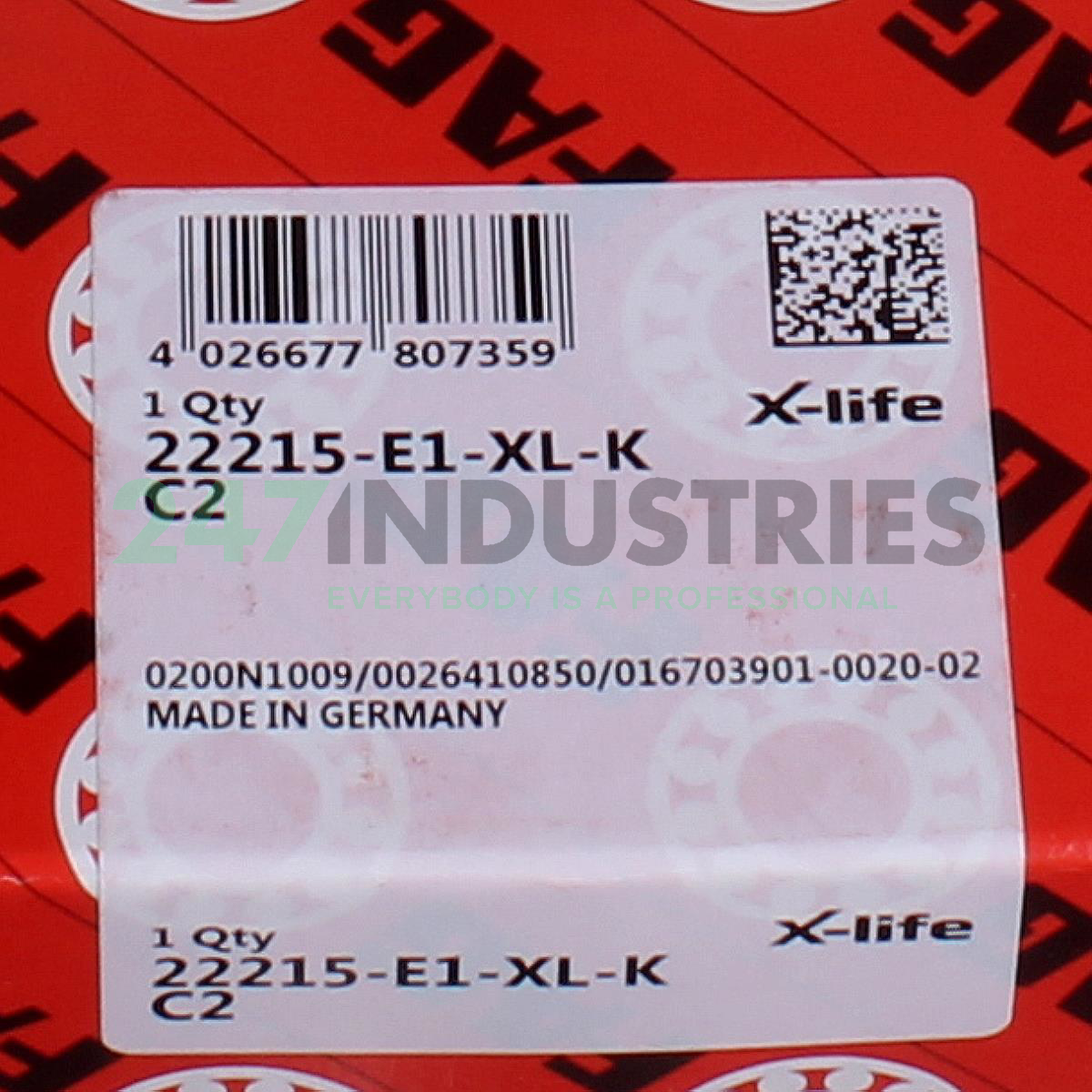 22215-E1-XL-K-C2 FAG Image 6