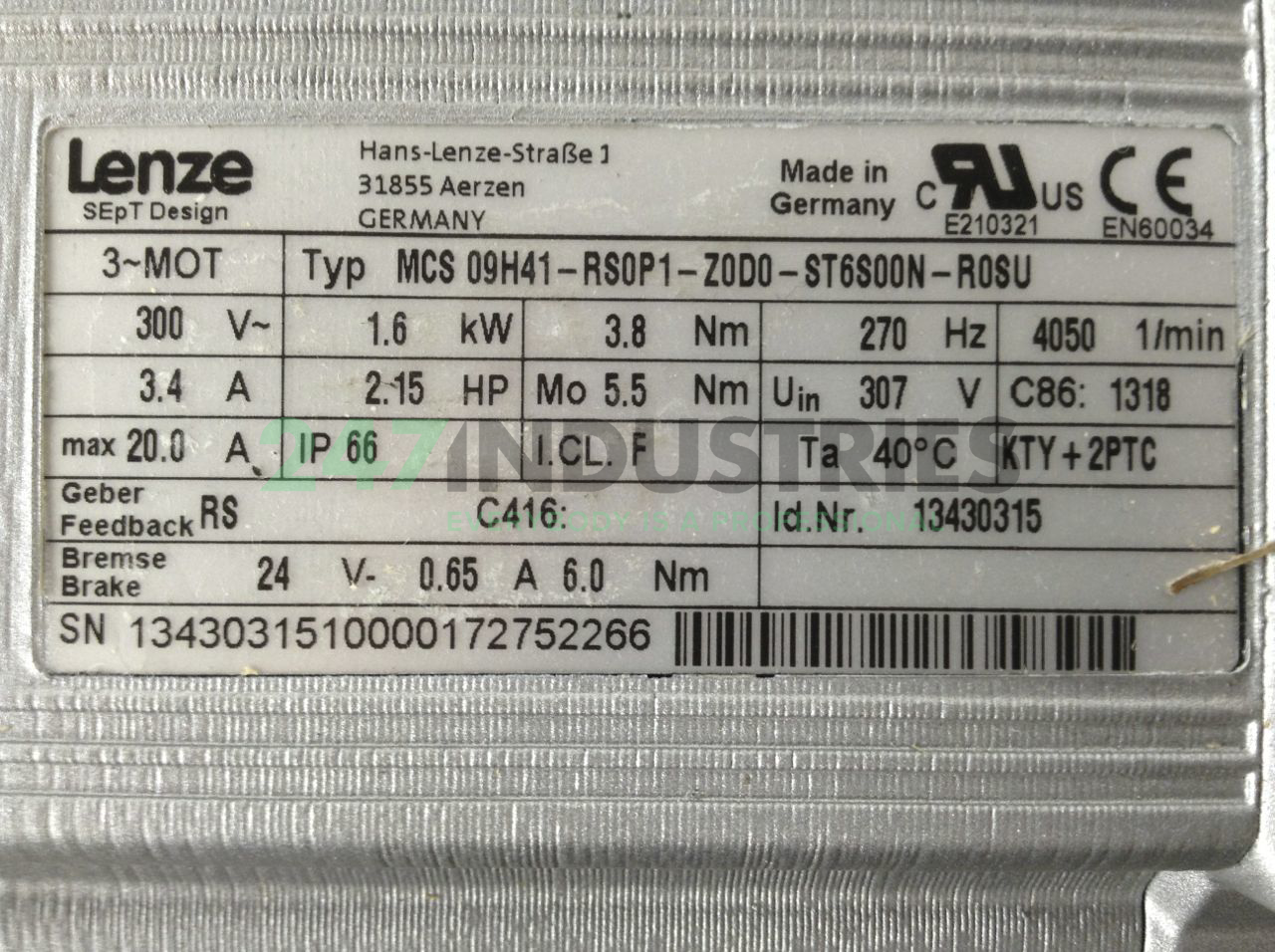 GST05-2SVBR09HC41 Lenze Image 3