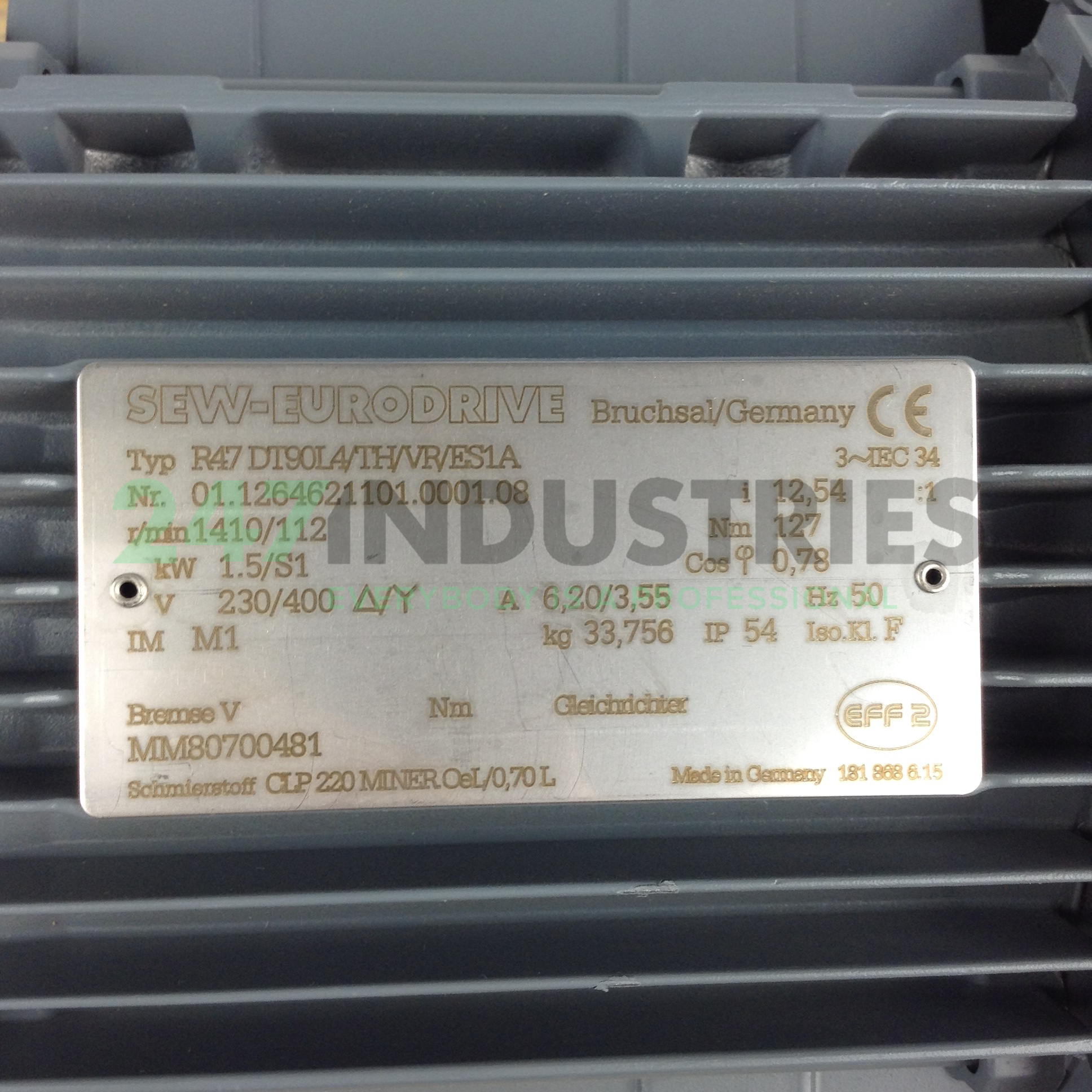 R47DT90L4/TH/VR/ES1A SEW-EURODRIVE Image 2