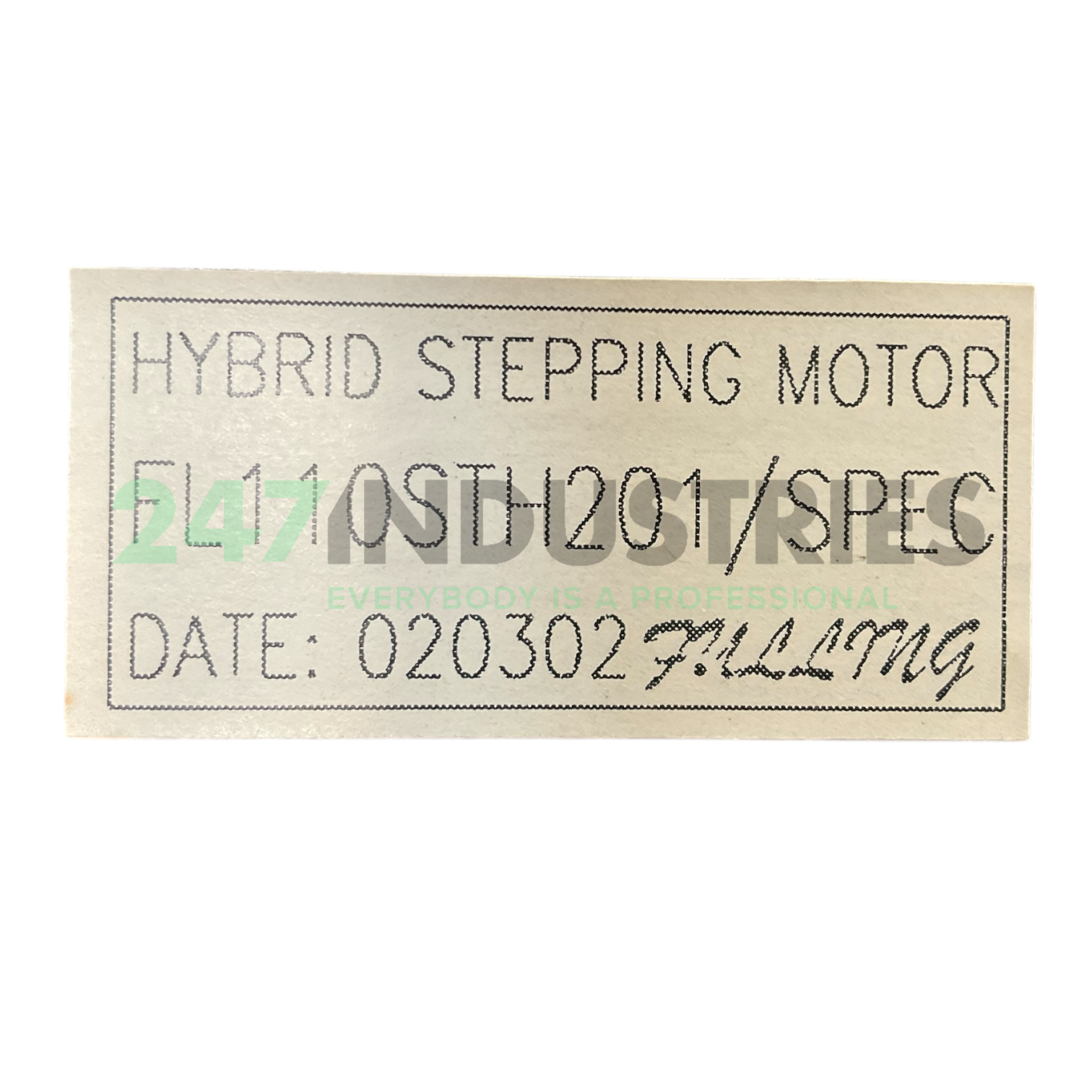 FL110STH201/SPEC Fulling Motor Co. Ltd. Image 3