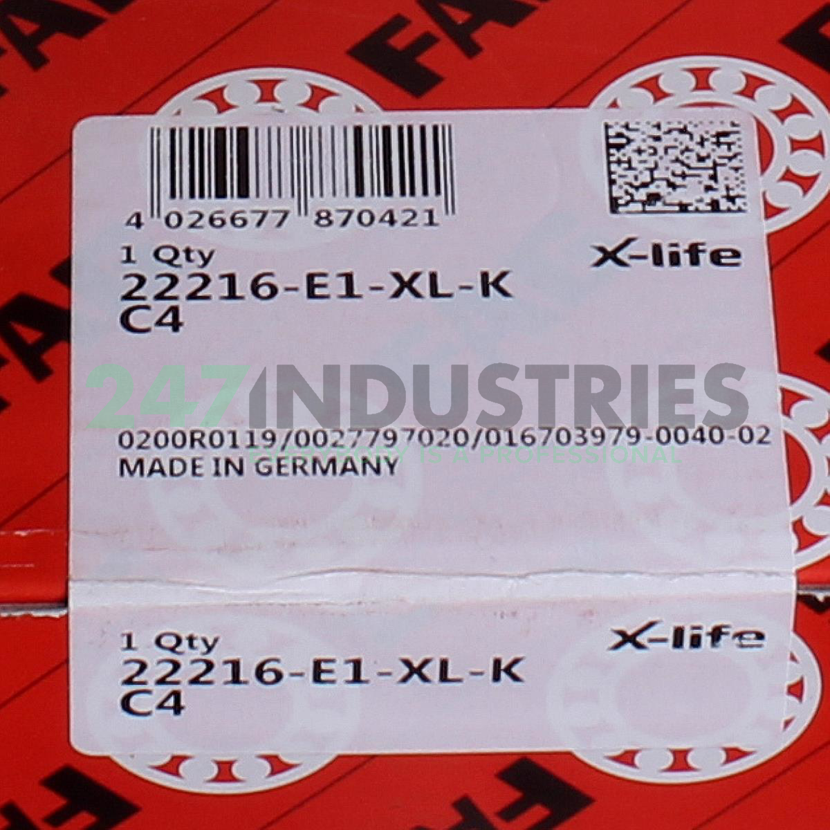 22216-E1-XL-K-C4 FAG Image 6