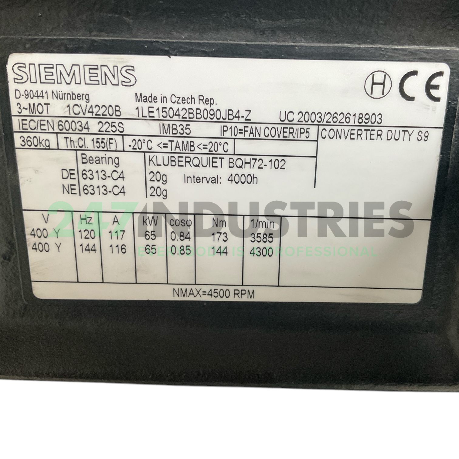 1LE1504-2BB09-0JB4-Z Siemens Image 4