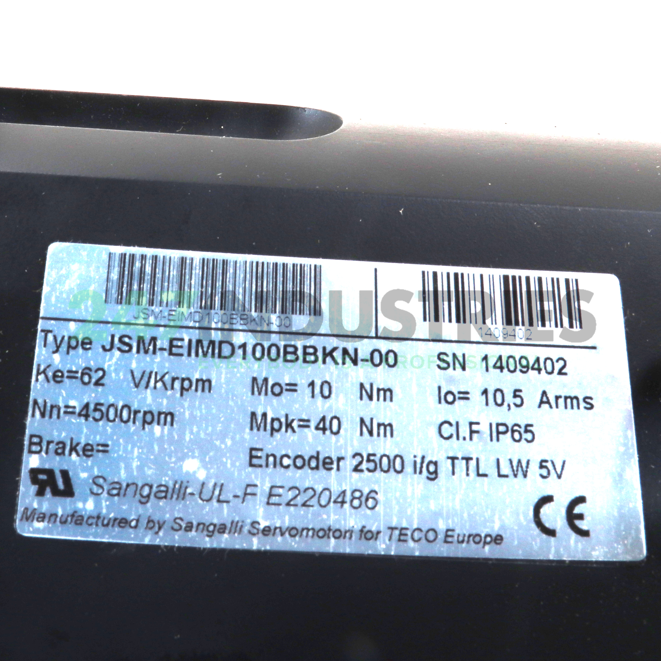 JSM-EIMD100BBKN-00 Teco Image 2