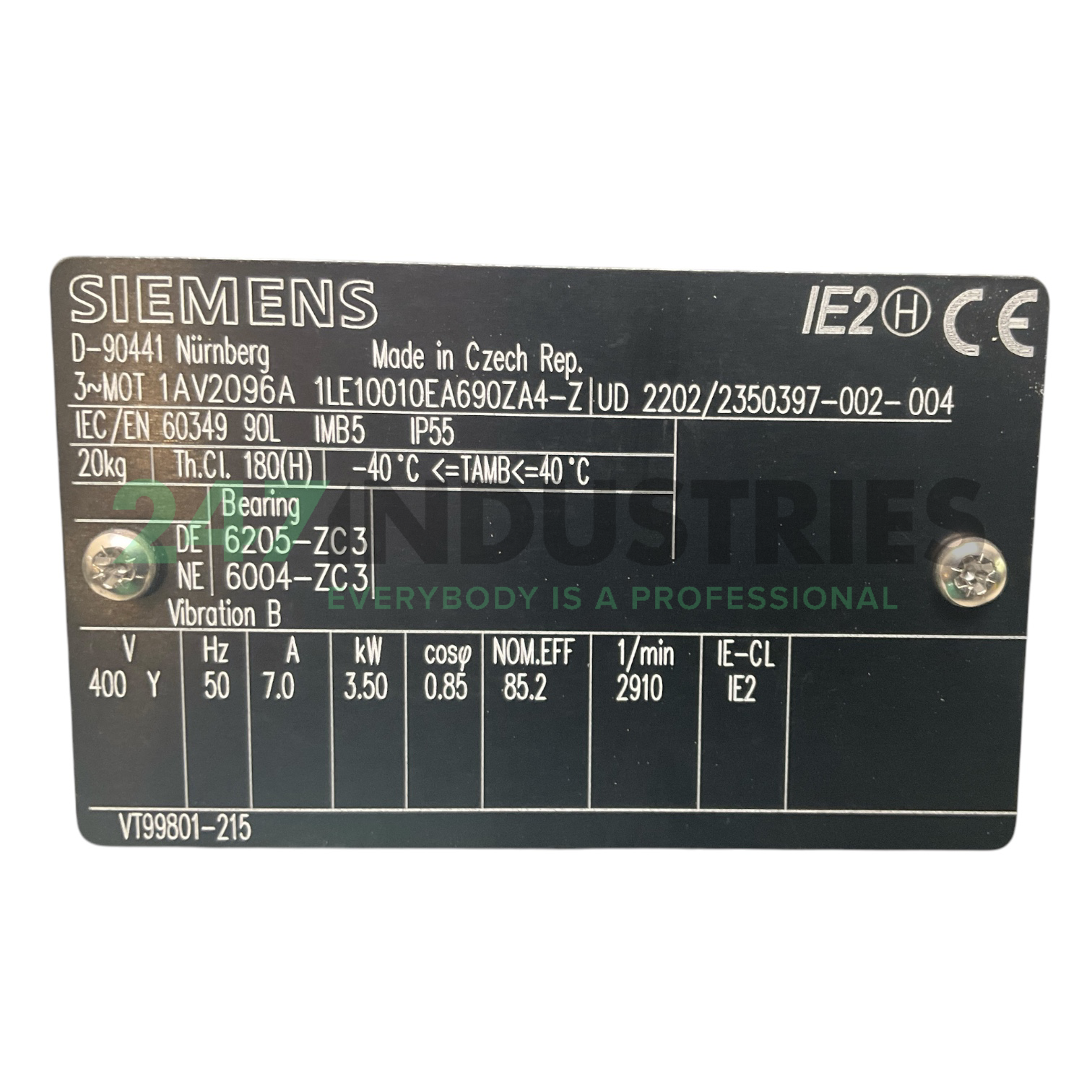 1LE1001-0EA69-0ZA4-Z Siemens Image 4