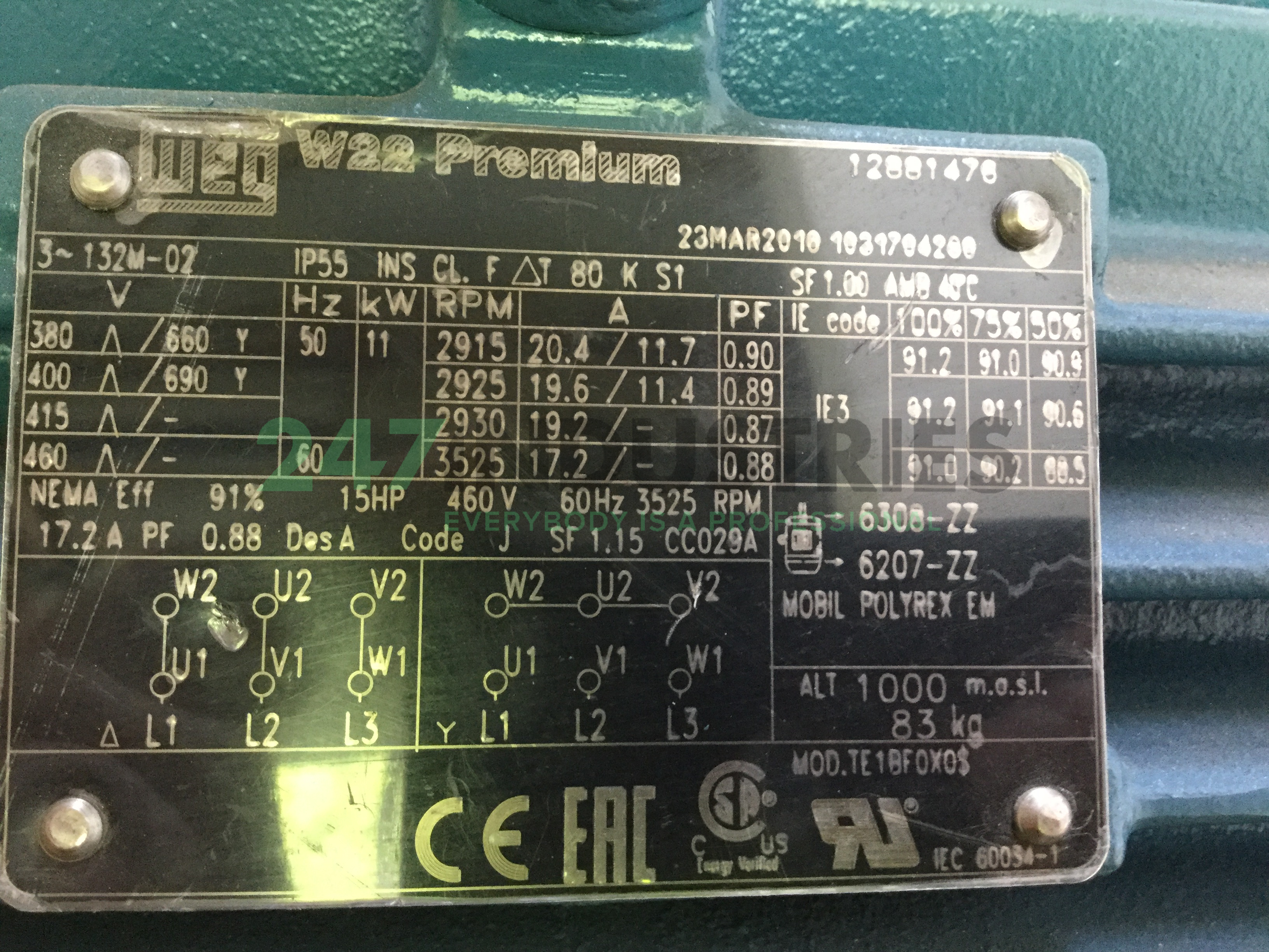 11K32CI3132M2B3 WEG Image 4