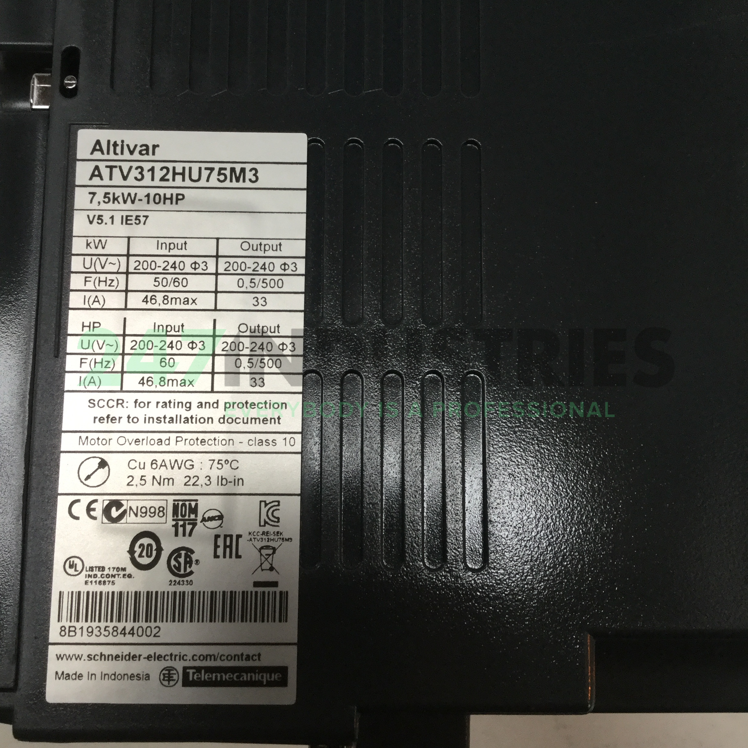 ATV312HU75M3 Schneider Electric Image 4