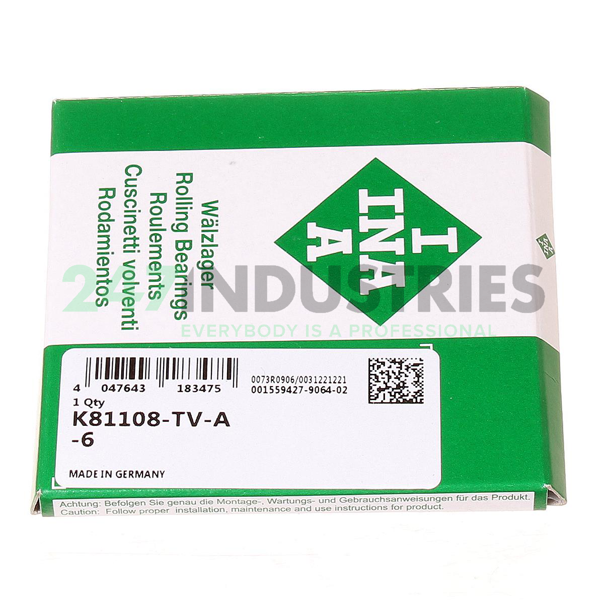 K81108-TV-A/-6 INA Image 2