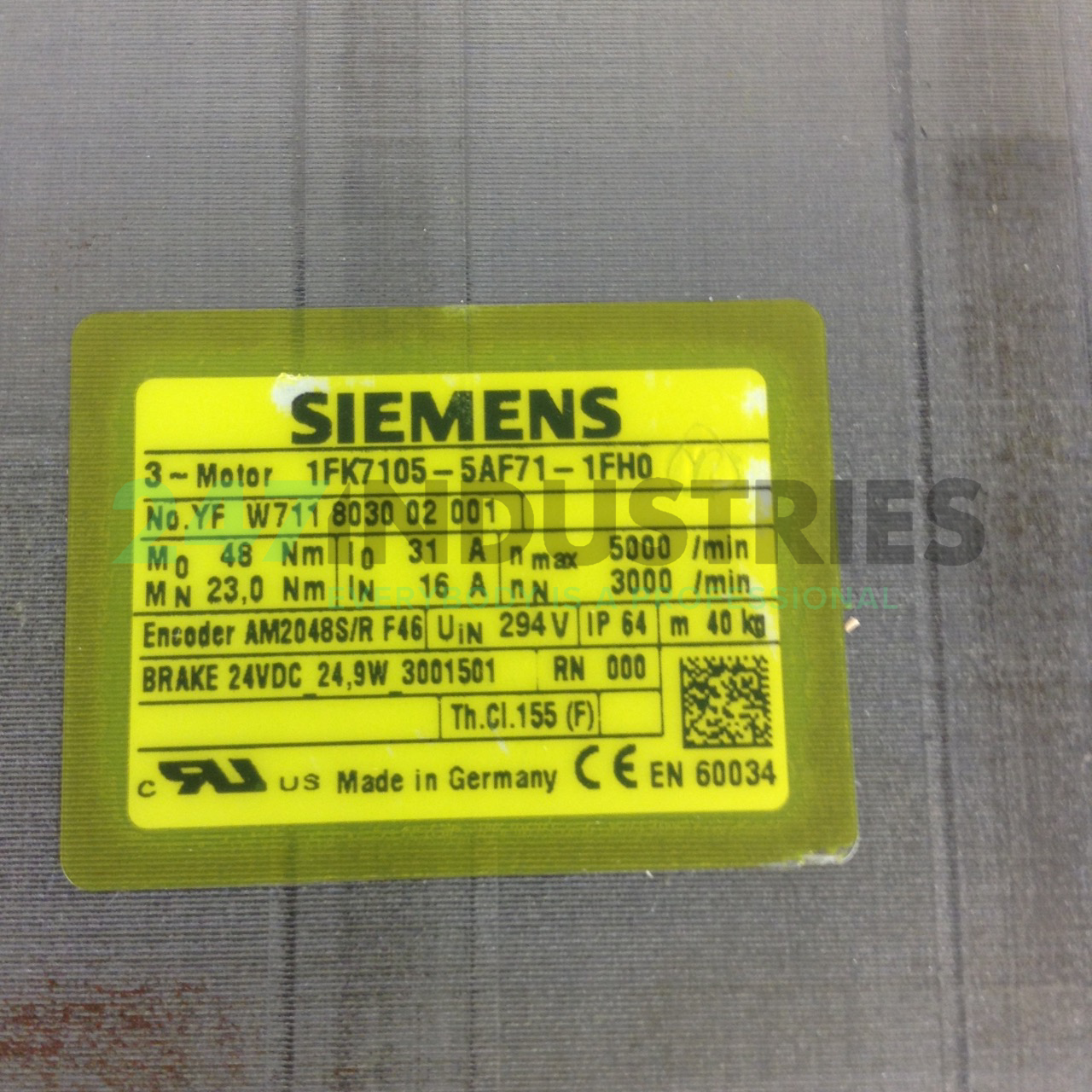 1FK7105-5AF71-1FH0 Siemens Image 2