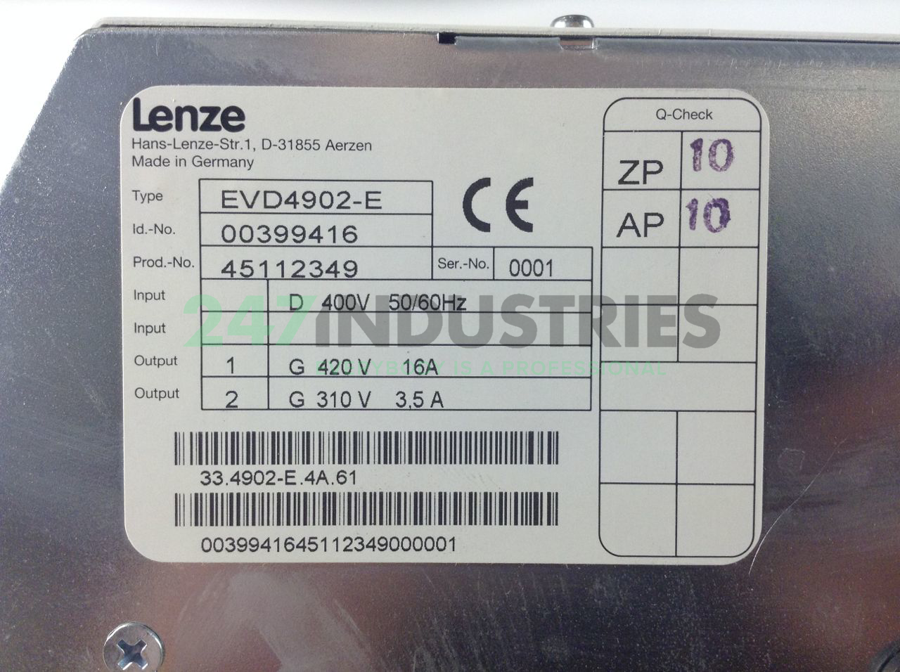 EVD4902-E Lenze Image 2