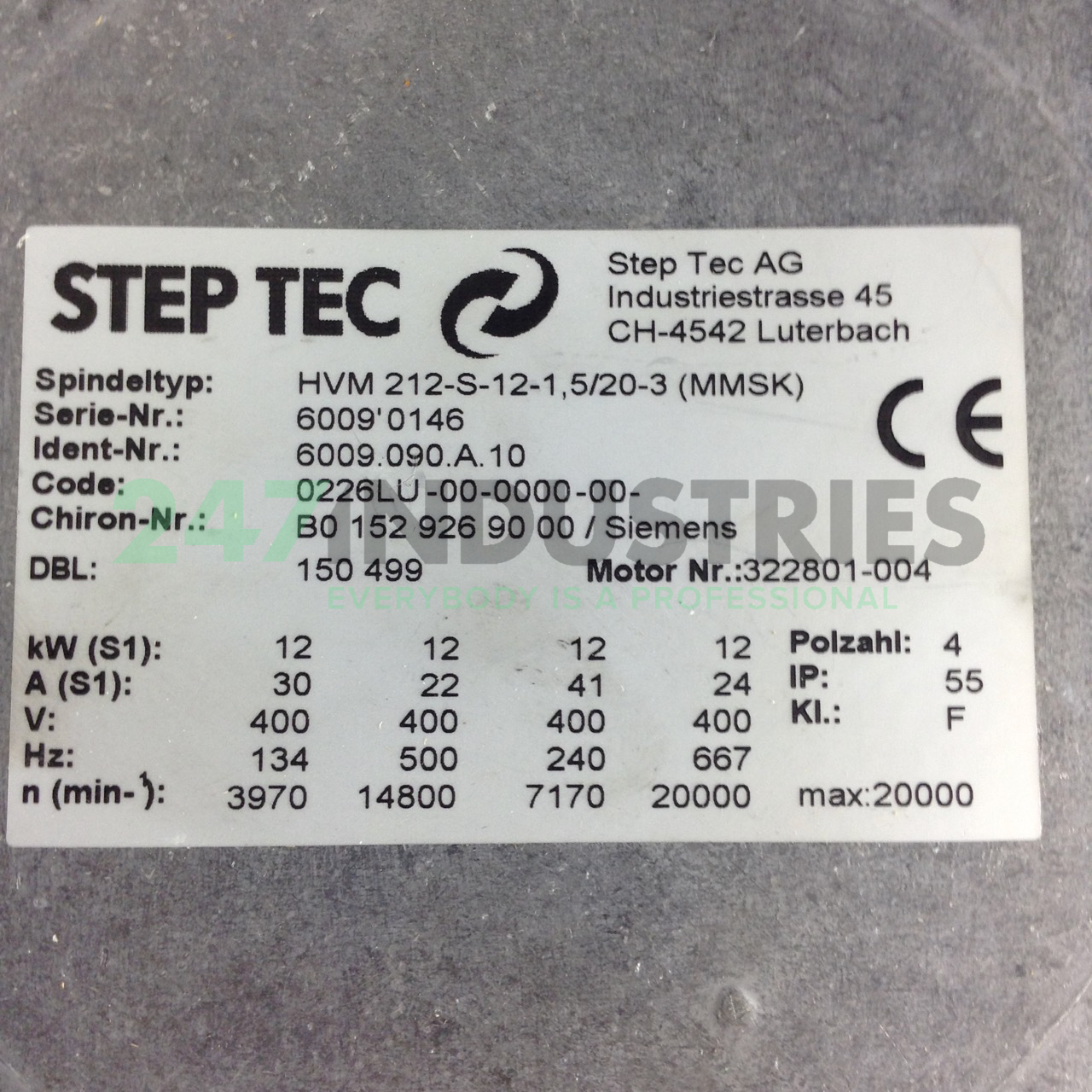 6009.090.A.10 Step Tec Spindles Image 2